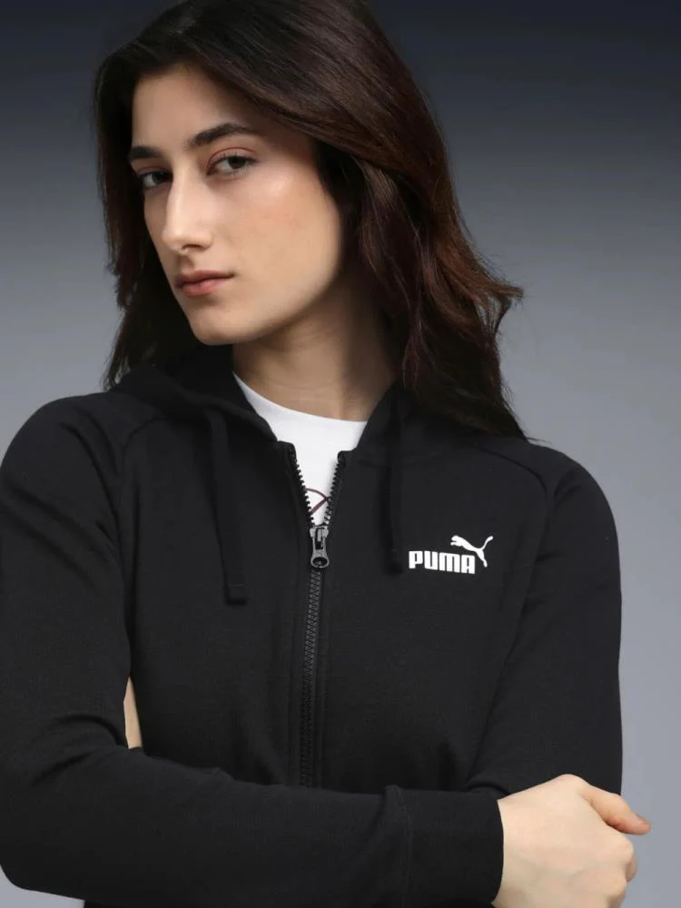 Fatos de Treino de Algodão Cardado com Capuz Mulher Puma - Image 4