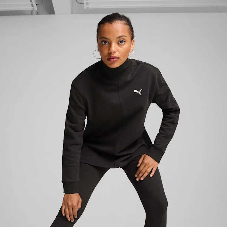 Sweatshirts Mulher Puma Gola Alta - Image 2