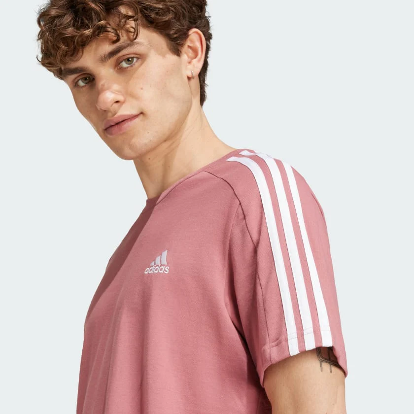 T-shirts de Algodão Adidas 3-Stripes Essentials - Image 4