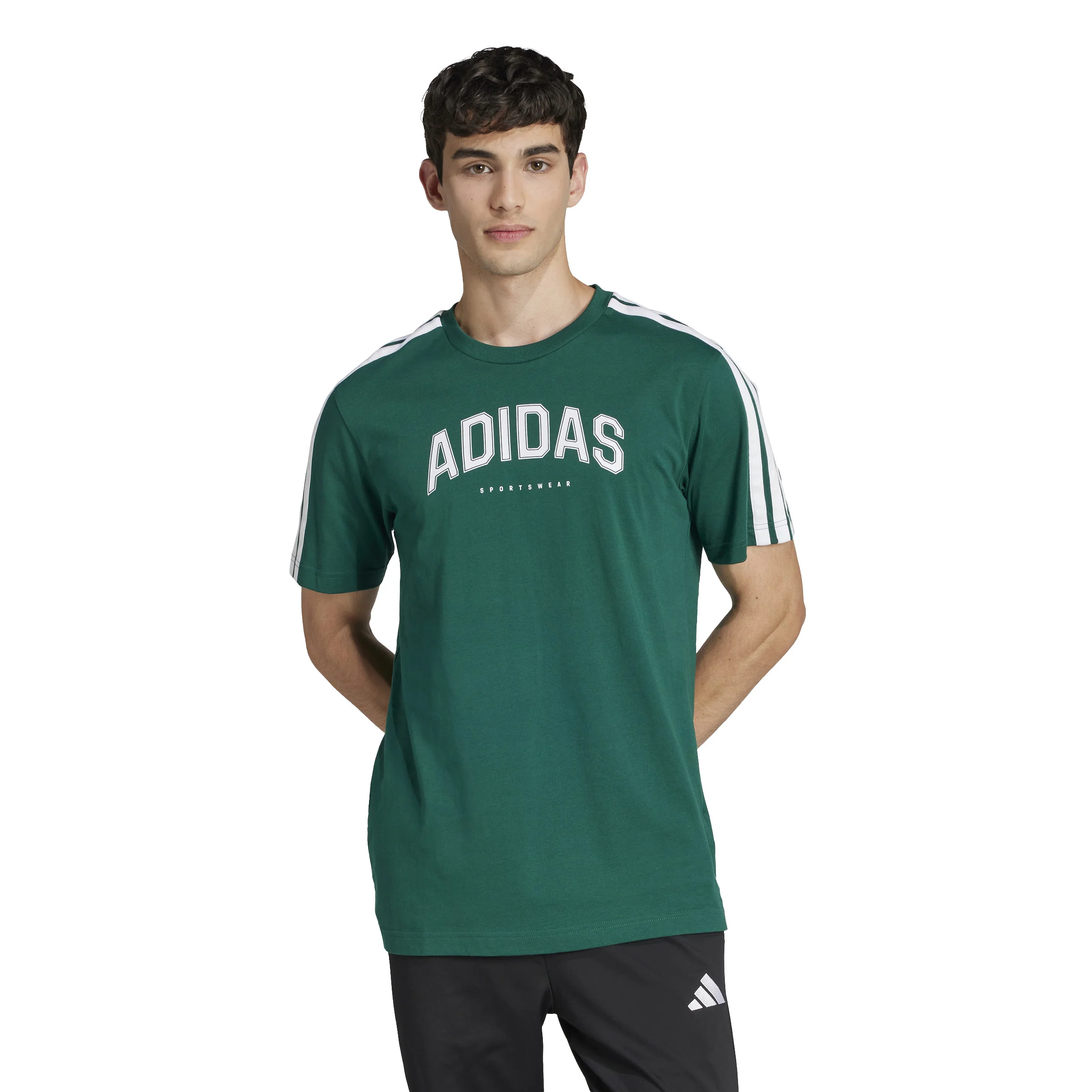 T-shirts de Algodão Homem Adidas Codes Collegiate - Image 2