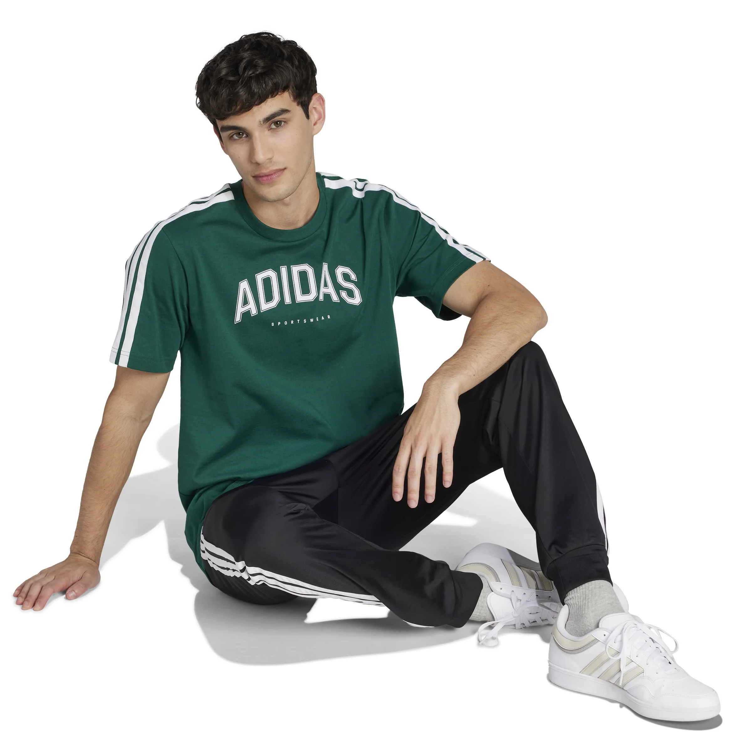 T-shirts de Algodão Homem Adidas Codes Collegiate - Image 3